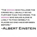 Einstein Quote - Women Leaders