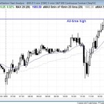 trend from the open bull trend and a new S&P500 Emini all time high