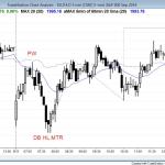 Double bottom higher low major trend reversal for price action day trading