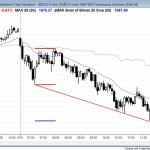 Bear channel in the emini for day traders followed by a trend reversal