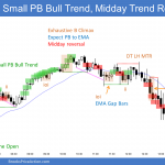 Emini Bull Trend From The Open and Midday Trend Reversal