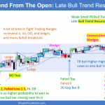 Emini Weak Bull Trend From Open