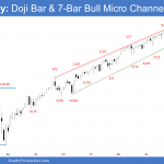 Emini Weekly Chart Doji Bar & 7-Bar Bull Micro Channel