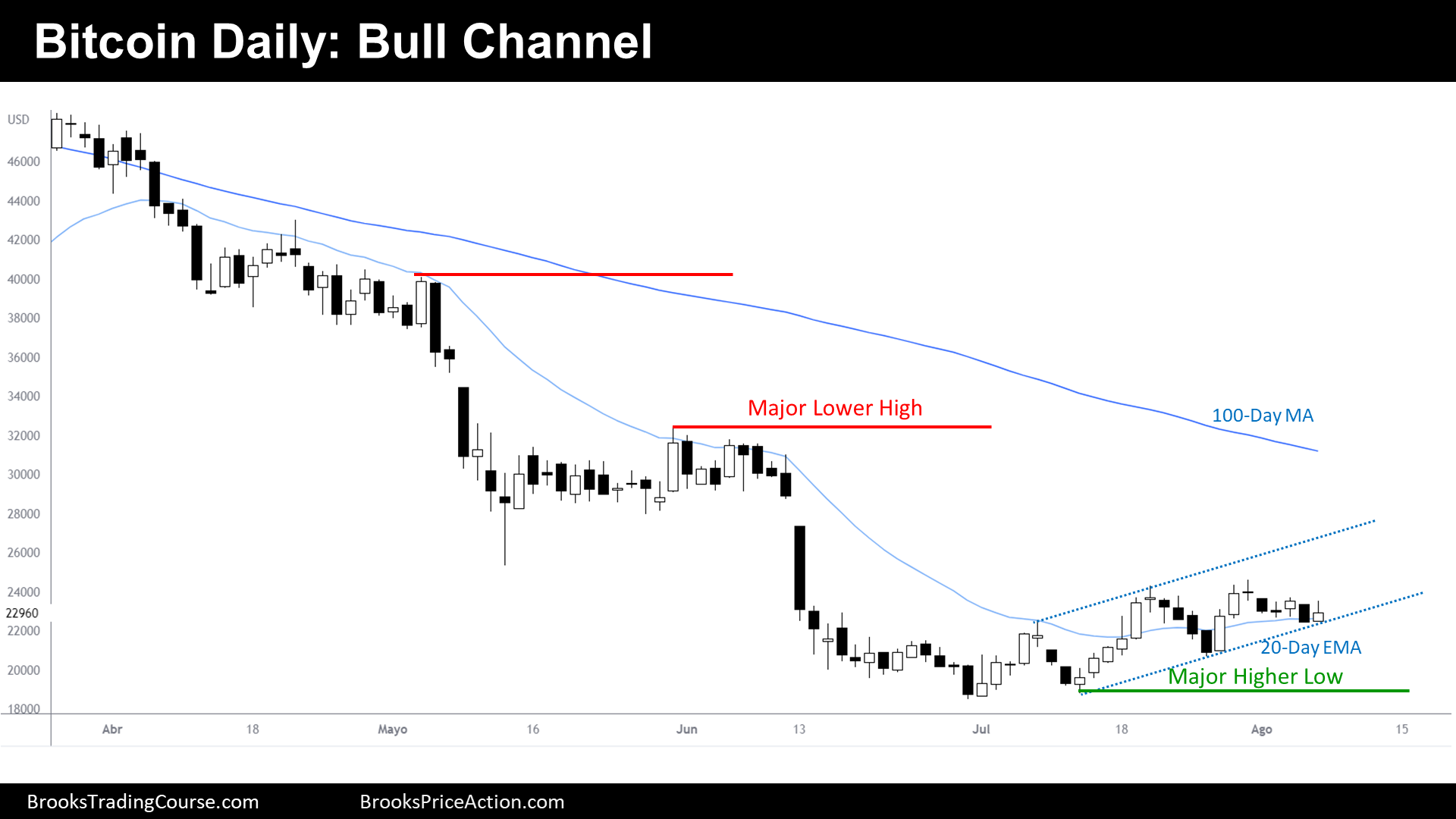 Bitcoin Daily Chart Bull Channel