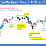 Emini Bull Trend from the Open Then HL MTR and Trading Range