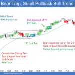 Emini-5-Min Bear Trap Small Pullback Bull Trend