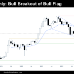 Bitcoin monthly bull flag bull breakout