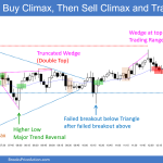 SP500 Emini 5-Min Buy Climax Then Sell Climax and Trading Range