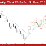 EURUSD Weekly: Weak PB So Far, No Bear FT Bar