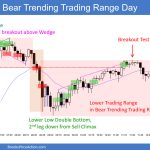 SP500 Emini 5-Min Bear Trending Trading Range Day