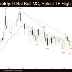 Crude Oil Weekly: 6-Bar Bull MC, Retest TR High Crude Oil Bull Microchannel
