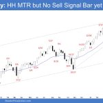 Emini Weekly: HH MTR but No Sell Signal Bar yet, Emini Sideways to Up