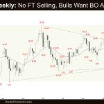 Crude Oil Weekly - No FT Selling, Bulls Want BO Above TTR, Weekly Crude Oil Wedge Bull Flag
