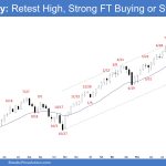 Emini Weekly - Retest High, Strong FT Buying or Stall