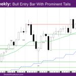 NASDAQ Weekly Bull Entry Bar With Prominent Tails