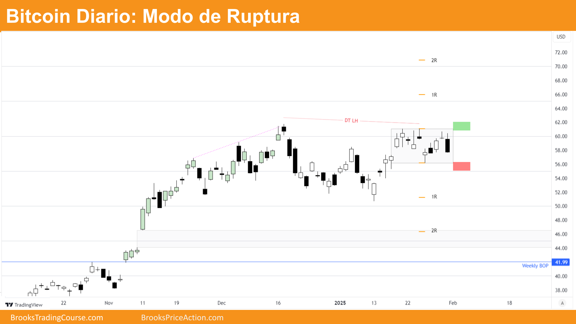 Bitcoin Enero reclama los $100,000 3 grafico diario de bitcoin dia 1 de febrero de 2025