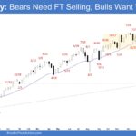 Emini Weekly - Bears Need FT Selling, Bulls Want Weak PB, Emini Outside Bear Bar Pullback