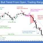 Emini 5-Min Bull Trend From Open, Trading Range, Reversal