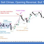 Emini 5-Min Sell Climax, Opening Reversal, Bull Trend