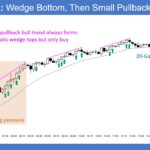 SP500 Emini 5-Min Wedge Bottom Then Small Pullback Bull Trend