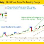 Gold GC-mini Daily Shift From Trend To Trading Range