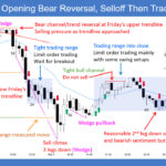 SP500 E-mini Opening Bear Reversal, Selloff Then Trading Range