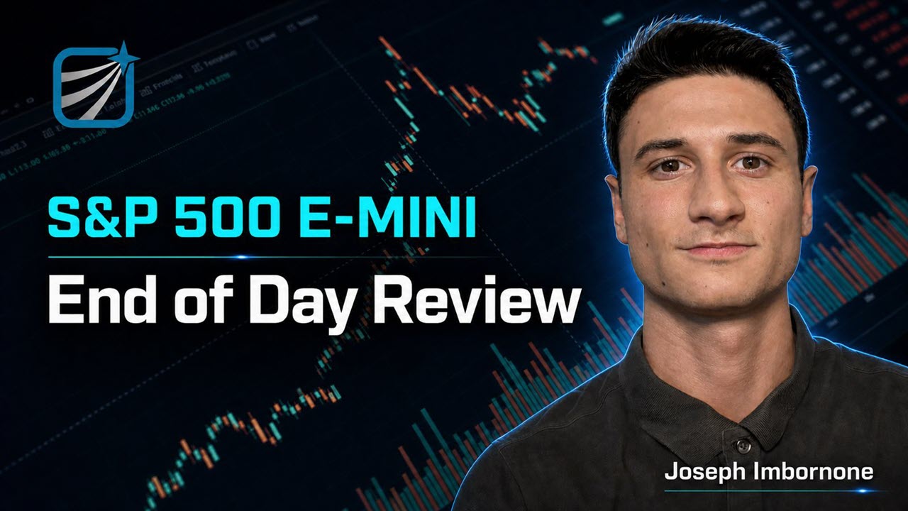 E-mini Daily Downside Risk is Limited 1 Joseph Imbornone End of Day Review YouTube Thumbnail
